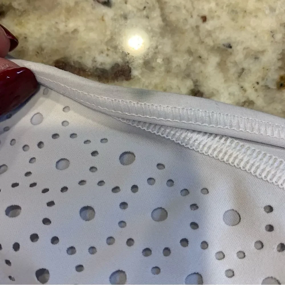 Lululemon colour me quick sports bra White Size 4